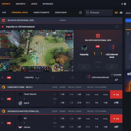 Melhores sites para apostar em e-sports